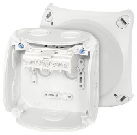 Hensel 62000003 Verdeeldoos Halogeenvrij, Verzegelbaar (l x b) 104 mm x 104 mm 1 stuk(s)