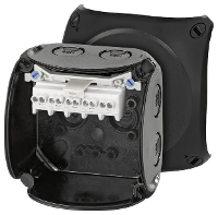 Hensel 62000044 Verdeeldoos Halogeenvrij, Verzegelbaar, Weerbestendig (l x b) 93 mm x 93 mm 1 stuk(s)
