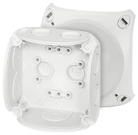 Hensel DK 0200 G Aftakkast (b x h) 93 mm x 93 mm Grijs wit (RAL 7035) IP66 1 stuk(s)