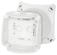 Hensel DK 0400 G Aftakkast (b x h) 104 mm x 104 mm Grijs wit (RAL 7035) IP66 1 stuk(s)