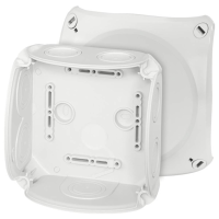 Hensel DK 0600 G Aftakkast (b x h) 130 mm x 130 mm Grijs wit (RAL 7035) IP66 1 stuk(s)