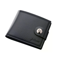 Heren Slim Compacte Portemonnee met Magnetische Sluiting   Modieus Zacht Faux Leder,Meerdere Kaartsleuven & Grote Capaci