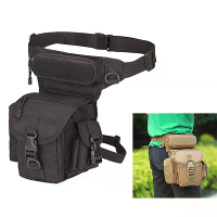 Heren Sporttactische Heupriem Drop Leg Bag Verstelbare Band Waterdicht Oxford Stof Crossbody Tassen voor Buiten Fietsen