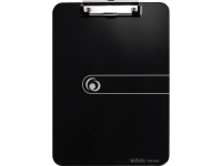 Herlitz Klembord 11205663 Opaak zwart (b x h x d) 22.5 X 31.5 X 1.3 Cm