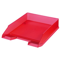 Brievenbak A4 C4 Classic Rood/transparant