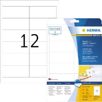 Herma 4228 Correctie etiketten 97 x 42.3 Mm Papier, mat Wit 300 stuk(s) Permanent hechtend Laser (zwart/wit), Kopiëren (zwart/wit), Laser (kleur), Kopiëren