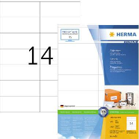 Herma 4452, 4452,, Wit, 1400 stuks