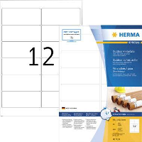 Herma 9538 Folie etiketten 99.1 X 42.3 Mm Folie, mat Wit 480 stuk(s) Extra sterk hechtend Laser (zwart/wit), Laser (kleur), Kopiëren (zwart/wit), Kopiëren