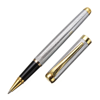 Hero 7016 Roller Pen 0.5Mm Stationery Silver Ballpoint Pen Office School
