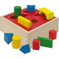 Houten sorteer box