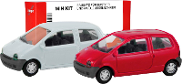 Herpa 012218 007 H0 Auto Renault Twingo, Vermehlo vivo en Jaune vanille