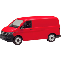 Herpa 096799 002 H0 Auto Volkswagen T6.1 Box, kersenrood