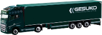 Herpa 318280 H0 Vrachtwagen Volvo FH 16 GL XL 2020 koelkoffer zadeltrein „GESUKO”