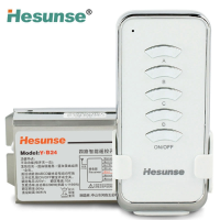 Hesunse 4 Channels Wireless Remote Rf Control Switch+controller