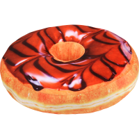 Donut sierkussen bruin 40 cm