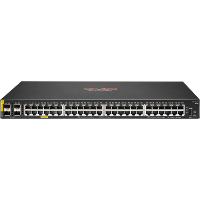 Hewlett Packard Enterprise Aruba CX 6100 48G CL4 PoE 4SFP+ switch 370 Watt PoE, 1U