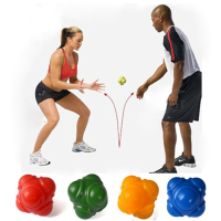 Hexagon Reaction Trainin Ball For Tennis Badminton Six Corner