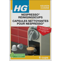HG Nespresso reinigingscups reinigingstabletten