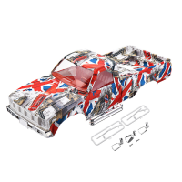 HG P407 1/10 2.4G 4WD RC Onderdelen Camouflage Carrosserie Shell ASS 08