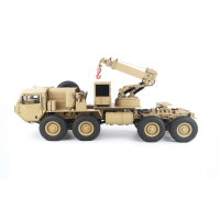 HG P803 1/12 RC Truck Upgraded Kraan Hijsarm Geel Assemblage voor P801 Auto Militaire Tractor 8*8 Doe het zelf Onderdele