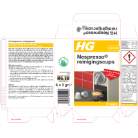 HG reinigingscups v. Nespresso