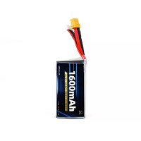 HGLRC 22.2V 1600mAh 180C 6S LIPO batterij XT60 plug voor 5 inch FPV race drones