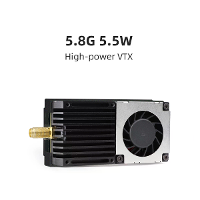 HGLRC 5.8G Hoge Vermogen 5.5W VTX TBS SmartAudio Protocol OSD Parameter Aanpassing FPV Zender voor Lange Afstand RC Dron