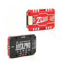 HGLRC Zeus VTX PRO 1.6W 5.8GHz 40CH FPV zender met PIT/25/400/800/1600mW, IRC Tramp, ingebouwde microfoon, MMCX, 7 36V,