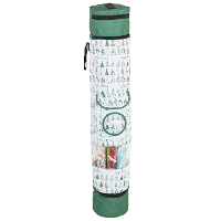 HI cadeaupapier?Opbergtas   groen   pvc/polyester   94 x 17 cm   kerstinpakpapier opruimtas