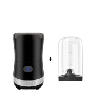 HIBREW 2 in 1 350nl / 450 ml Draagbare Elektrische Grinder Juicer Bean Grinder Frosted Siliconen Knop voor Smoothies Mil