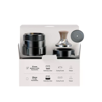 HiBREW 51mm/58mm Bottomless Adapterset Espresso accessoires Doserings trechter Tamper voor HiBREW H4C Draagbare Espresso