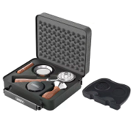 HiBREW 58mm Espresso accessoireset met bottomless portafilter tamper distributeur doseer funnel filterpapierjes roerder