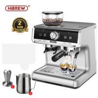 HiBREW Barista Pro 19Bar kegelvormige maalmachine voor bonen naar espresso Commercial Level Espresso Maker Volledige set