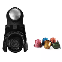HiBREW Capsule Adapter Systeem Onderdelen Geschikt Voor H1A Koffiemachine voor NS, DG, ESE Pod, K Cup, Lavazza, Caffital