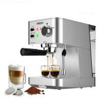 HiBREW H10 Poeder/Pod koffiemachine voor tweeërlei gebruik Espressoapparaat 20 bar Espressomachine Roestvrijstalen behui