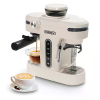 HiBREW H14 Espressomachine, 20 bar hogedruk, instelling 15 versnellingen molen, pre brew functie, NTC temperatuurregelin