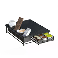HiBREW Koffiecapsulehouder Lade Organizer Compatibel met NS DG K Cup Capsules 20 Pods Opslagrek voor H1B H2B Model