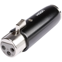Hicon HI X3MX3 FM XLR adapter XLR bus   Mini XLR stekker Inhoud: 1 stuk(s)