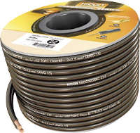 Hicon HIE 215 3000 Luidsprekerkabel Ergonomic 2 x 1.5 Mm² Zwart 30 m