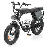 [EU Direct] Hi HD B9 Elektrische Fiets 48V 18.2Ah+15.6Ah Dubbele Batterijen 750W Motor Aanbevolen Topsnelheid 25KM/H 20i