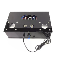HIFI 6J1 Buizenversterker DIY Kit Duidelijke Acryl Behuizing Hoge Geluidskwaliteit 105dB SNR Dubbele 12V Voeding Onderst