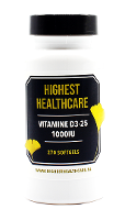 Highest Healthcare Vitamine D3 25 1000IU Softgels