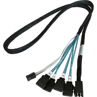 HighPoint mSAS Kabel 1xSFF8643 >4xSATA adapter