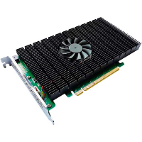 HighPoint SSD7505 PCIe 4.0 > 4X M.2 NVMe SSD raid kaart