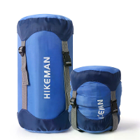 HIKEMAN Compressiezak voor Slaapzak 210T Polyester Waterafstotend Inpakzak Opslagzak voor Buitenreizen Kamperen Wandelen