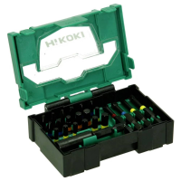 HiKOKI 40030021 Bitset T profiel, Plat, Kruiskop Phillips, Kruiskop Pozidriv, Zeskant Incl. Bithouder