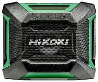 HiKOKI UR18DA Bouwradio DAB+, FM Bluetooth Stofvast, Stofdicht, Spatwaterbestendig Zwart, Groen