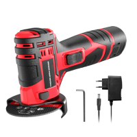HiLDA 12V 3Inch 300W Elektrische Mini Haakse Slijper Draadloze Elektrische Grinder Polijstmachine W/1pc/2pcs Batterij EU
