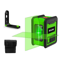 HILDA 2 Lijnen Groene Laser Niveaus Mini Zelfnivellerend 360° Horizontaal Verticaal Kruis Hoge Precisie Gadgets voor Tap