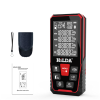 HILDA Laser afstandsmeter Afstand 100M/120M Meterzoeker Building Maatregel Heerser Laserbandbereik Apparaat Heerserzoeke